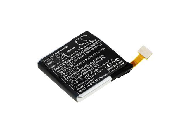 Battery for LG W150 Watch Urbane BL-S3 Smartwatch CS-LGW150SH 3.8v 400mAh 1.52Wh