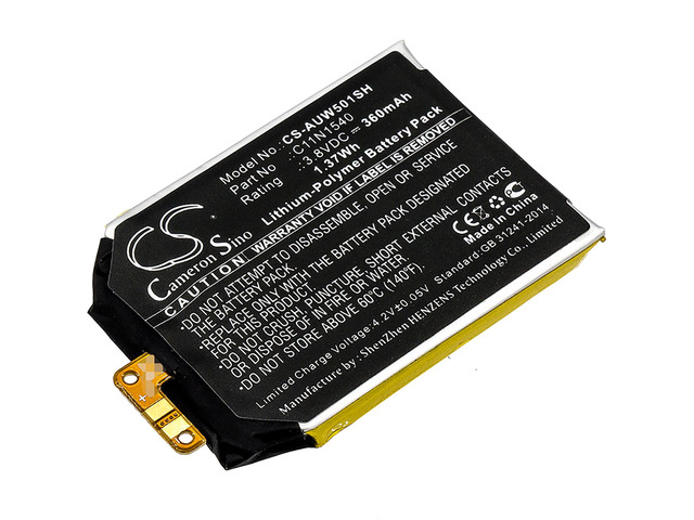 Battery for Asus WI501Q WI501QF ZenWatch 2 0B200-01630100 C11N1540 CS-AUW501SH