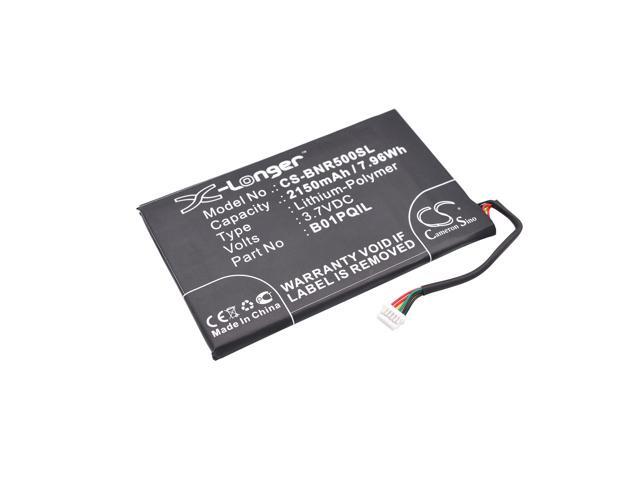 Battery for Barnes & Noble BNRV500 Glowlight WiFi Nook B01PQIL Ebook CS-BNR500SL
