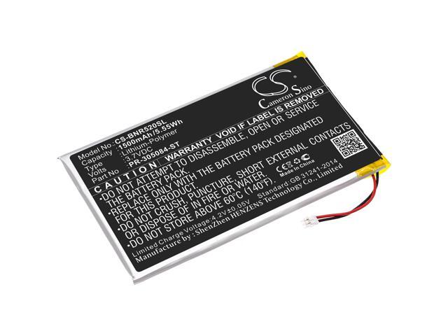 Battery for Barnes & Noble BNRV520 GlowLight 3 PR-305084-ST 6 inches CS-BNR520SL