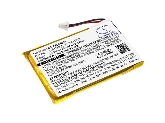 Battery for Sony Portable Reader PRS-500 PRS-505 PRS-700BC PRSA-CL1 LIS1382