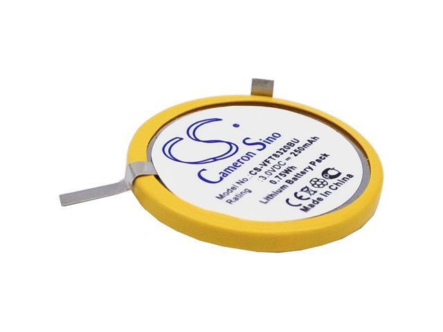 CMOS Battery for VeriFone NURIT 8320 CS-VFT8320BU 3.0v 250mAh 0.75Wh Lithium