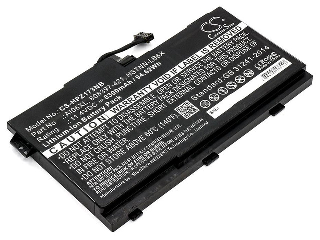 Battery for HP ZBook 17 G3 808451-001 808451-002 AI06XL HSTNN-C86C HSTNN-LB6X