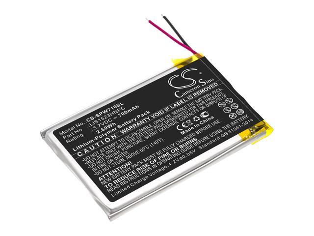 Battery for Sony CECHYA-0090 Platinum Wireless 7.1 LIS1523HNPC CS-SPW710SL 700mA