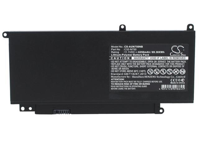 Battery for Asus N750 N750J N750JK R750JK R750JV N750JV 0B200-00400000 C32-N750