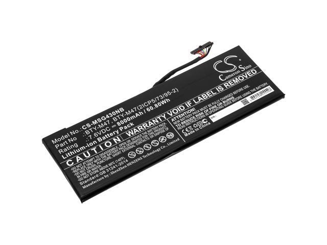 Battery for MSI GS40 GS43 6QD 6QE 6RE MS-14A1 Terrans Force S4 Phantom BTY-M47