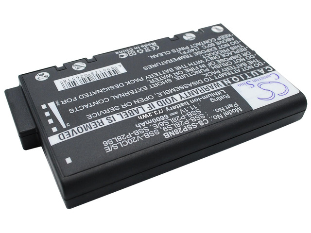 Battery for Samsung P28 V25 SP28 SSB-P28LS6/E SSB-P28LS9 SSB-V20CLS/E SSB-V20KLS