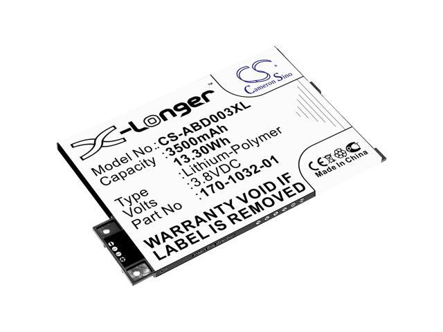 Battery for Amazon Kindle 3 III 170-1032-00 GP-S10-346392-0100 S11GTSF01A 3500mA