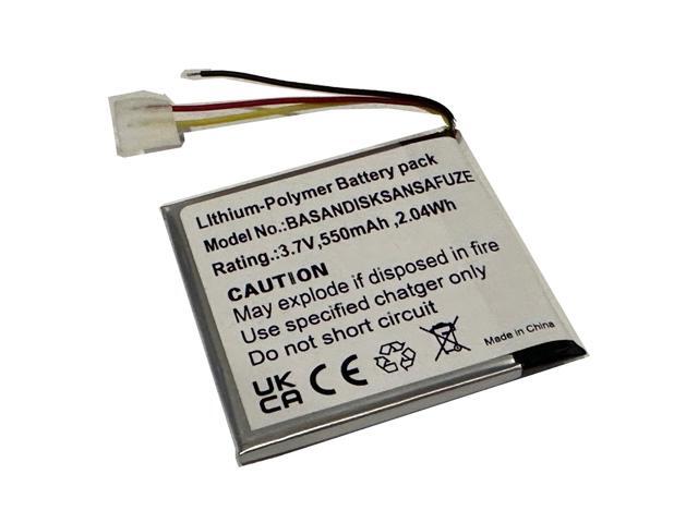 Battery for SanDisk Sansa Fuze Media Player 2GB 4GB 8GB MP3 MP4 MicroSD San Disk