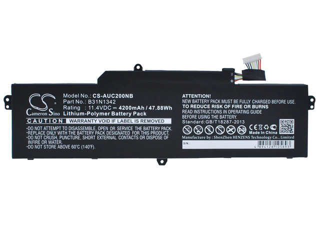 Battery for Asus C200MA-DS01 C200MA-KX003 Chromebook C200 C200M C200MA B31N1342