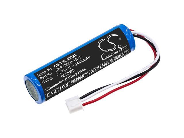 Battery for Theradome LH40 LH80 Pro Hair Growth Helmet CS-THL400XL 3.7v 3400mAh