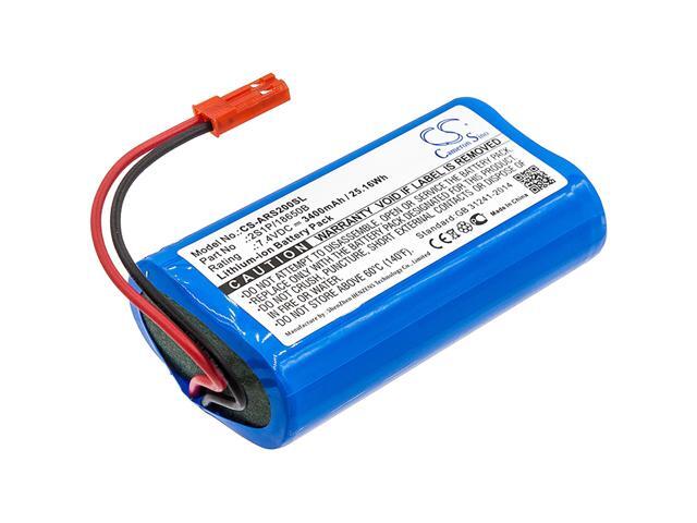 Battery for Arizer Solo 2 Herb Vaporizer CS-ARS200SL 7.4v 3400mAh 25.16Wh