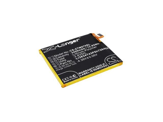 Battery for ZTE A450 Blade V2 Lite Q509T Dual SIM TD-LTE ZMAX Li3834T43P6h726452
