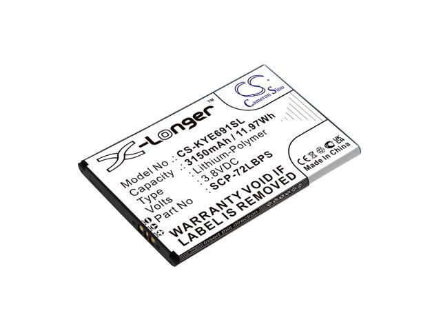Battery for Kyocera DuraForce Pro 2 E6910 E6920 5AAXBT122JAA SCP-72LBPS Mobile