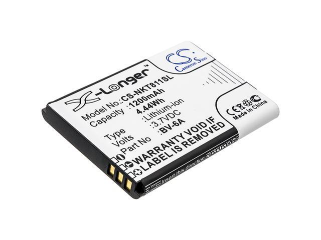 Battery for Nokia 2720 8110 4G TA-1048 TA-1059 TA-1295 V Flip BV-6A CS-NKT811SL