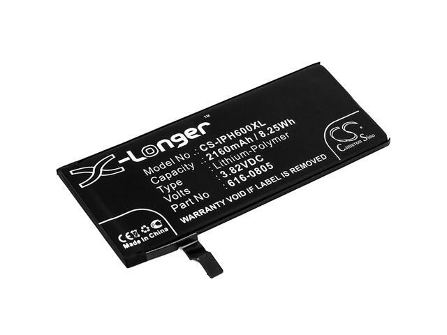 XL Battery for Apple iPhone 6 616-0804 616-0805 616-0806 616-0809 3.82v 2160mAh