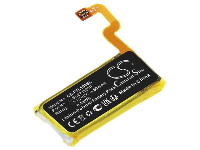 Battery for Fitbit Luxe LSS271120P Smartwatch CS-FTL100SL 3.87v 50mAh / 0.19Wh
