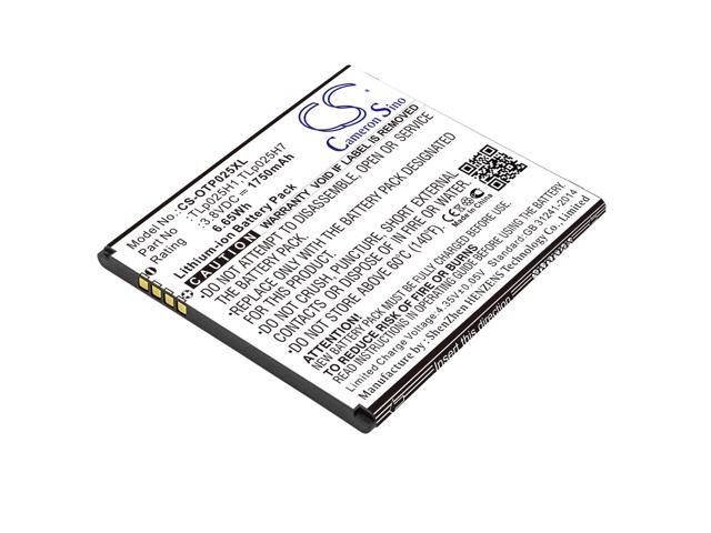 Battery for Alcatel One Touch POP 4 OT-5051 OT-5051D OT-5051X TLp025H1 TLp025H7