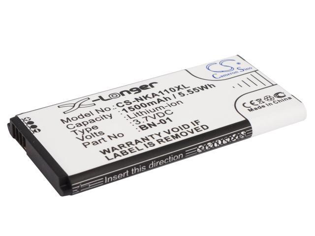 Battery for Nokia A110 Normandy RM-1053 RM-980 X Plus X+ BN-01 CS-NKA110XL