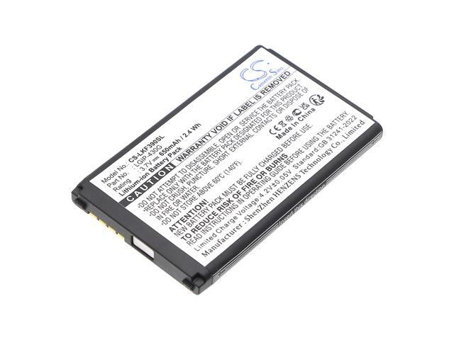 Battery for LG GU230 KF390 KF757 LGIP-430G Mobile SmartPhone CS-LKF390SL 3.7v