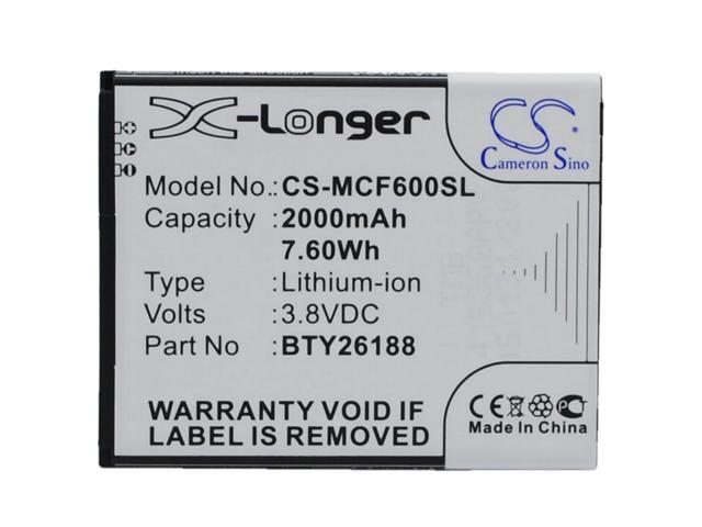 Battery for Mobistel Cynus F6 POSH E500A Titan HD BTY26188 B01-E500 CS-MCF600SL