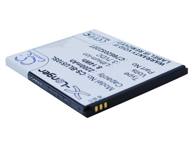Battery for BLU D550 D550A D551A Studio 5.3 II C766205220T Mobile CS-BLU510SL