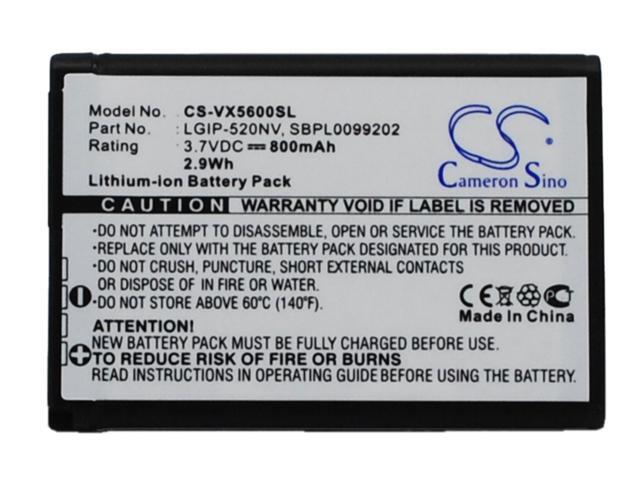Battery for LG Verizon Envoy LGIP-520NV LGIP-520NV-2 SBPL0099202 SBPL0102702