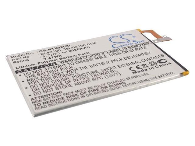 Battery for HTC X920 35H00196-01M 35H00196-04M 35H00198-01M BL83100 BTR6435B