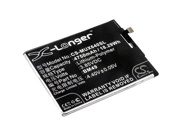 Battery for Xiaomi 2016001 2016002 2016007 Hydrogen Max Mi Dual SIM TD-LTE BM49