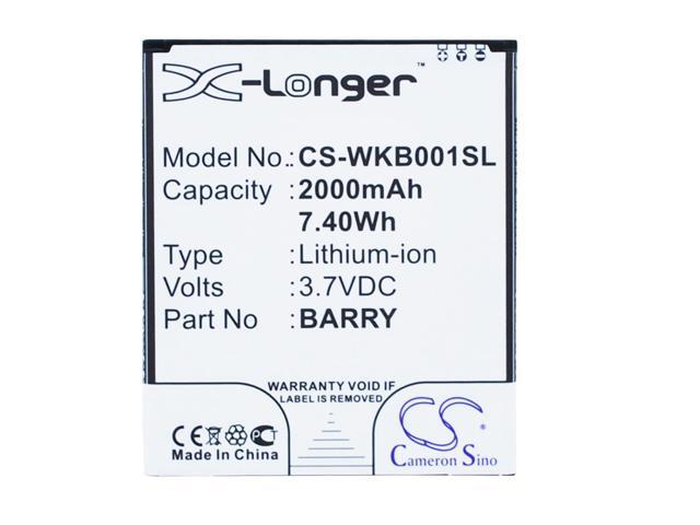 Battery for Wiko Barry Dual SIM BARRY Mobile SmartPhone CS-WKB001SL X-Longer