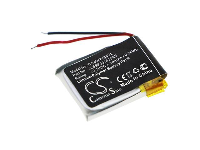 Battery for Fitbit Charge HR LSSP031420AB Smartwatch CS-FHT100SL Li-Polymer