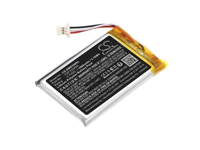 Battery for RAND MCNALLY TND-540 TND-550 TOP 523450 GPS Navigator CS-RMD550SL
