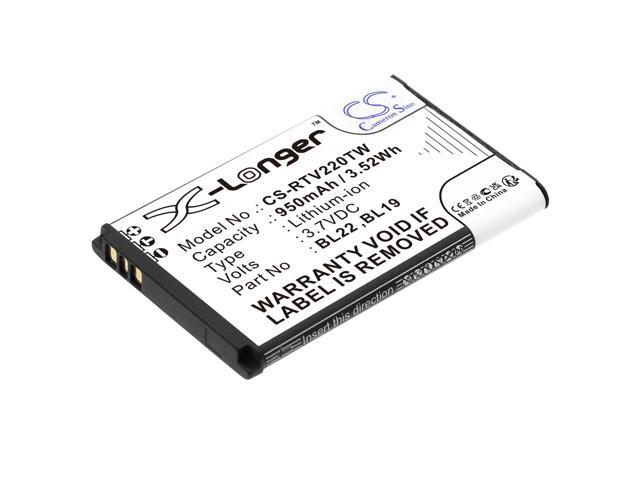 Battery for Retevis DT22 RT15 RT19 RT22 RT22S RT622 BL19 BL22 Two-Way Radio