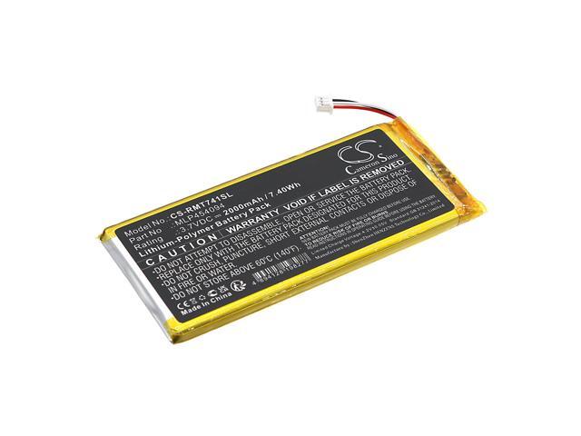 Battery for RAND MCNALLY MLP454094 TND-740C CS-RMT741SL 3.7V Li-Polymer