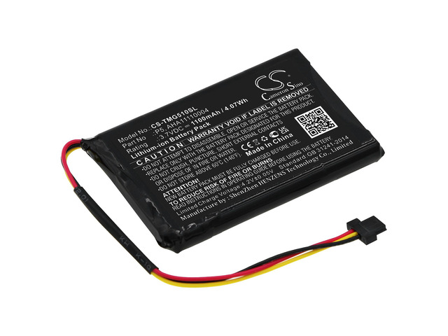 Battery for TomTom AHA11110004 AT6 P5 P6 4FA50 Go 510 520 VIA 62 CS-TMG510SL
