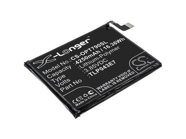 Battery for T-Mobile TLP043E7 TLp043E1 Revvl 5G CS-OPT790SL 3.85V Li-Polymer