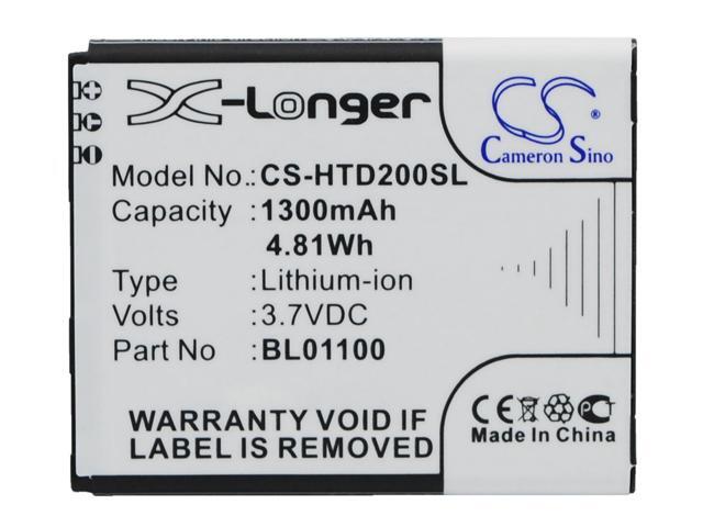 Battery for HTC 35H00194-00M 35H00194-04M 99H10905-00 BA S840 S850 BL01100 A320E
