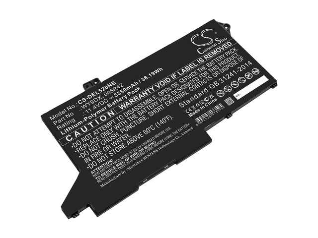 Battery for Dell WY9DX 005R42 Latitude 5420 5520 CS-DEL520NB 11.4V Li-Polymer
