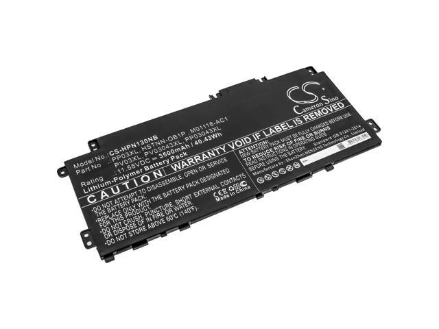 Battery for HP PP03XL HSTNN-OB1P M01118-AC1 M01144-005 PV03XL Pavilion 14-DV