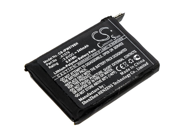 Battery for Apple A1579 iWatch 1 42mm Watch 1st Gen CS-IPW579SH 3.8V Li-Polymer