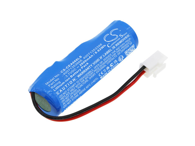 Battery for Ceag 40071353666 40071353398 Eaton GUIDELED EURO X LED AT Safety