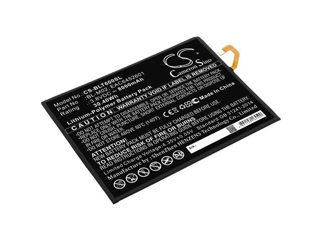 Battery for LG BL-M02 EAC6452601 G Pad 5 LM-T600L LM-T600QS LM-T600VS LM-T600TS