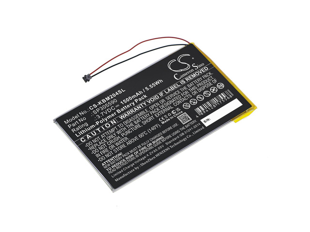 Battery for Kobo SP305590 Aura HD N204-KBO-B CS-KBM204SL 3.7V E-book E-reader