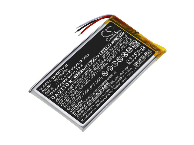 Battery for Rand McNally MLP454094 TND-740 Truck GPS Receiver CS-RMT740SL 3.7V