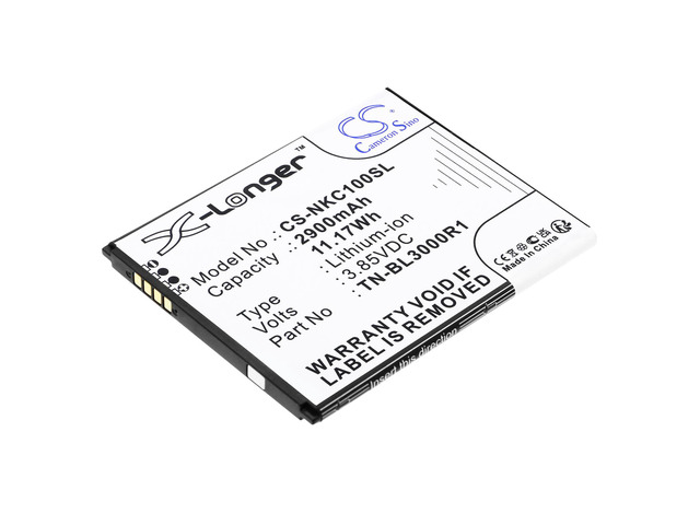 Battery for Nokia TN-BL3000R1 N152DL TA-1520 C100 2022 CS-NKC100SL 3.85V Li-ion