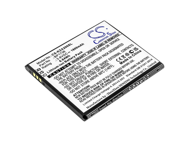 Battery for Kazuna BP1736 eTalk MYFLIX KAZN20 KAZN20PP CS-KZA200SL 3.8V Li-ion