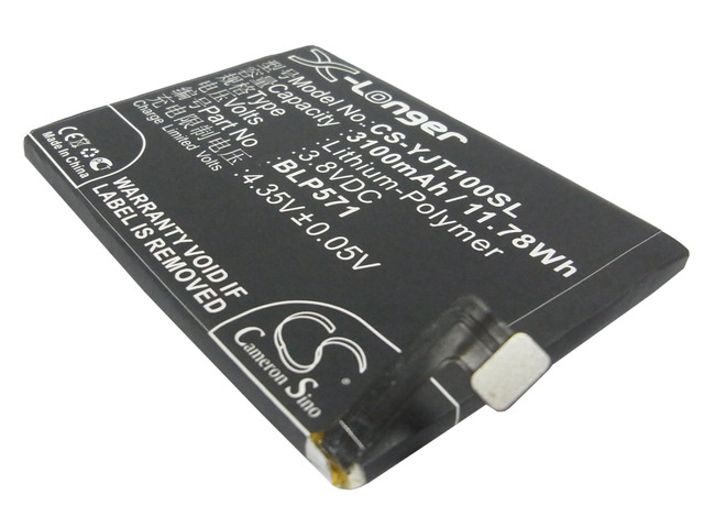 Battery for OnePlus BLP571 One A0001 SmartPhone CS-YJT100SL 3.8V Li-Polymer