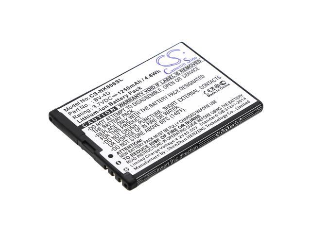 Battery for Nokia BV-4D N9 16G 64G Lankku 808 PureView CS-NK808SL 3.7V Li-ion
