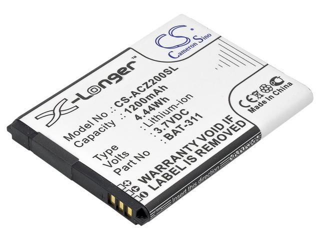 Battery for Acer BAT-311 1ICP5/43/55 KT.0010S.011 Liquid Z200 M220 Z220 Duo