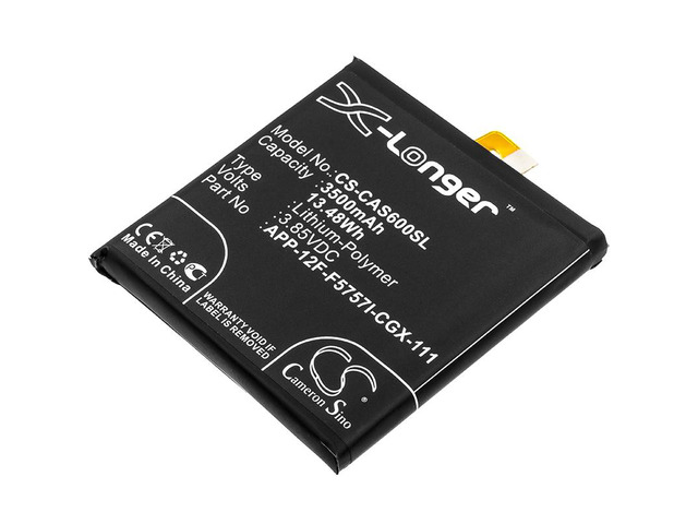 Battery for CAT APP-12F-F5757I-CGX-111 CATERPILLAR S60 CS-CAS600SL 3.85V Li-Poly